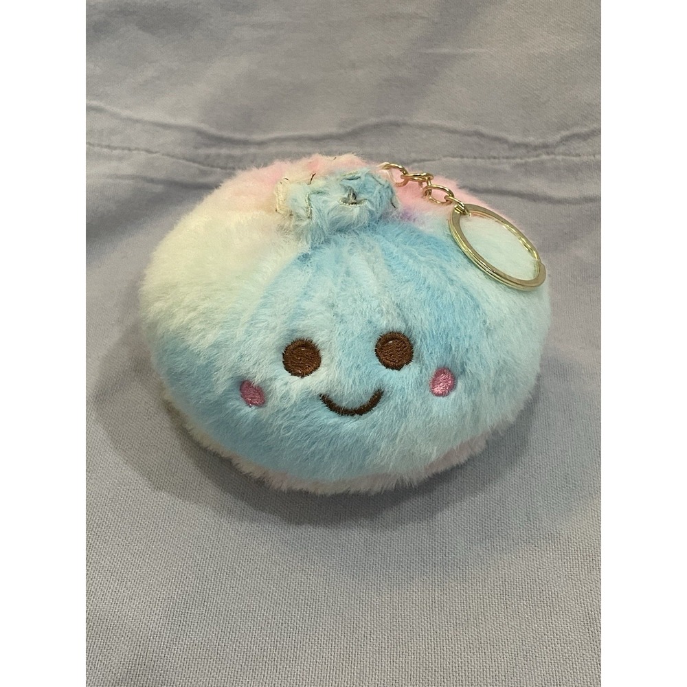 NEW Open Box Danbar Global Mini 4" Dumpling Plush Keychain - Tie Dye Dumpling